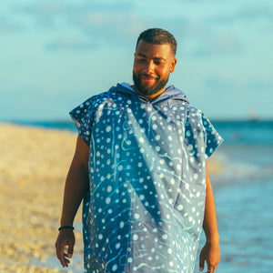 Poncho Adulte Requin Baleine