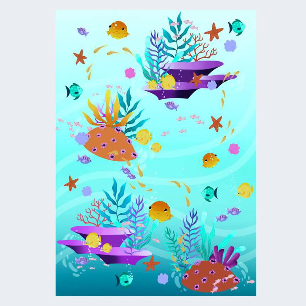 Poncho Baby Under The Sea